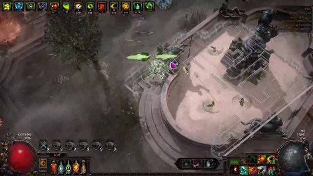 [Path of Exile 3.18] Venom Gyre | 81M DPS | 100% Delirium T16