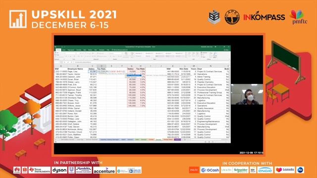 Upskill 2021 - Data Analytics with Microsoft Excel (Part 2)
