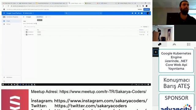 Sakarya Coders - Google Kubernetes Engine üzerinde, .NET Core Web Api Yayınlama (Barış ATEŞ)