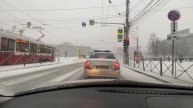 Лада Гранта FL воскресенье утро, опять зима