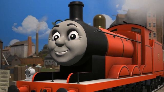  James The Splendid Red Engine  CGI Trainz Music Video  Headmaster Hastings Cover 