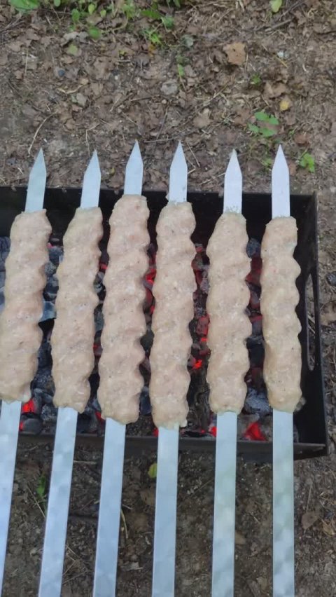 Как приготовить куриный люля - кебаб. Кебаб из курицы. #Shorts