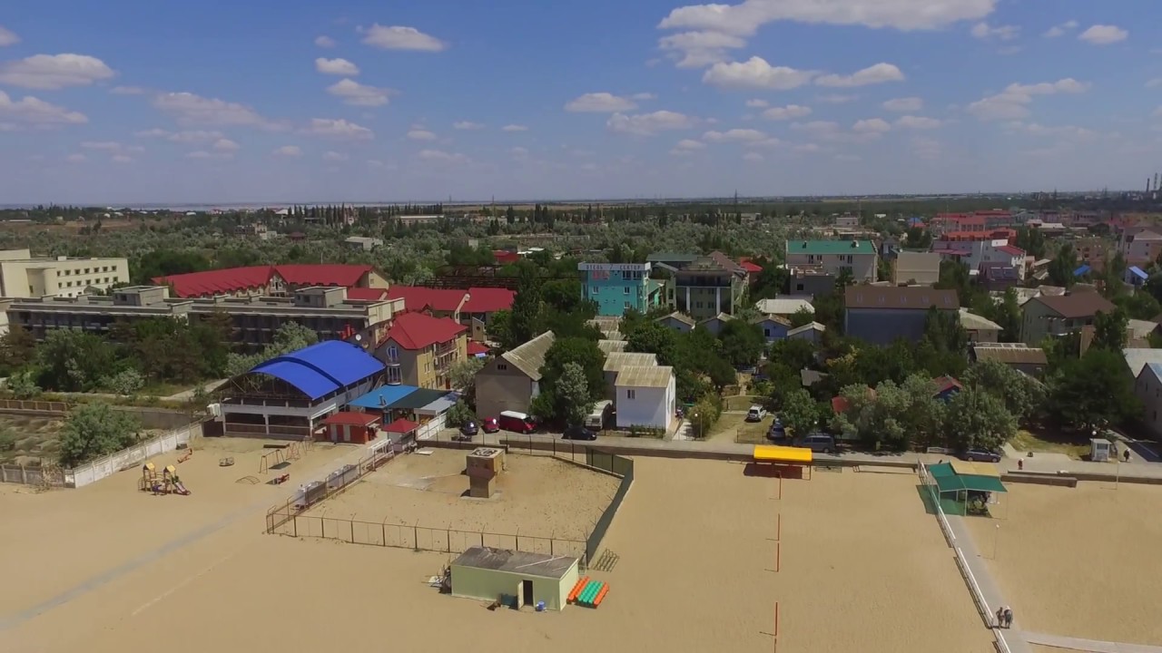 Пляж БО "Прибой" в Саках 2018