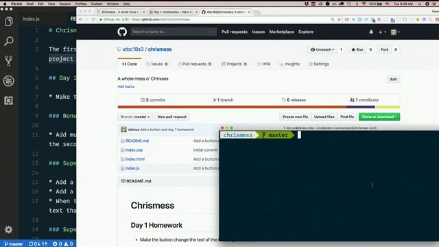 Day 2 - Morning, part 6: Syncing with GitHub (Git remotes) - XTBC 2018 Session 3
