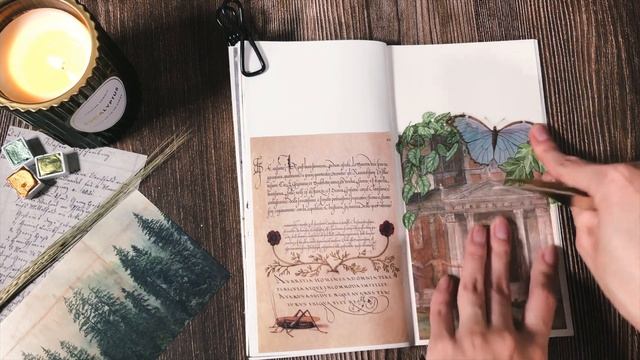 АСМР Заполнение Личного Дневника // СКРАПБУКИНГ // Journal With Me ASMR