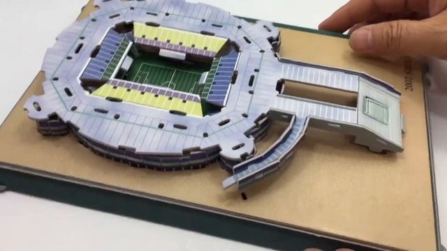 DIY Miniature Seoul Soccer Stadium ~ Super 3D Puzzle