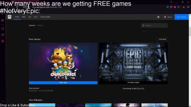 Epic Games Mystery Game Reveal....OverCooked