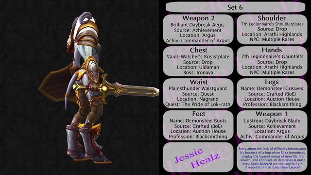 Jessiehealz - 10 Skimpy Paladin Sets #6 (World of Warcraft)