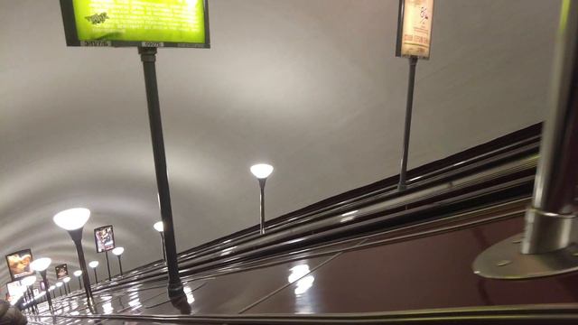 I went into the deepest metro in the world - Lenin Square Russia - Metro ride in St. Petersburg