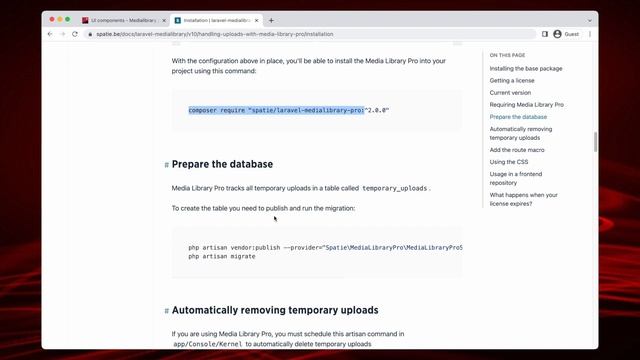 Laravel Media Library Pro in Sinhala