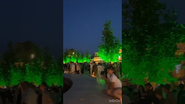 01-07-2024 Дербент . Мультимедийный фонтан в парке им. Н.Гянджеви