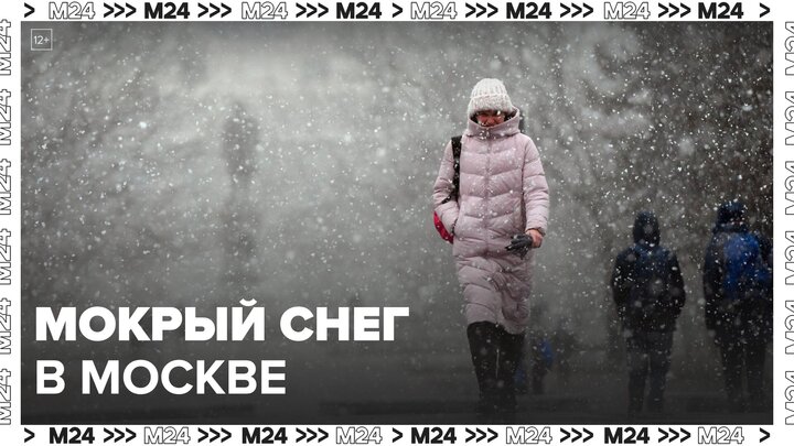 "Утро": мокрый снег начался в Москве в мае - Москва 24