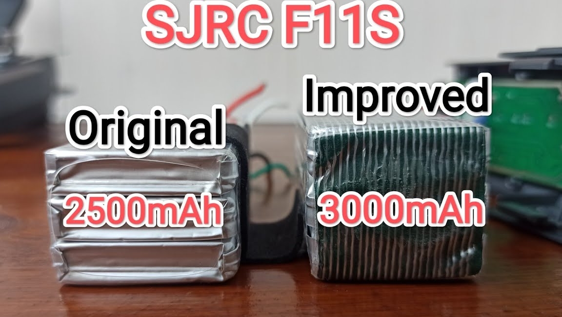 SJRC F11S аккумулятор повышенной ёмкости в штатном корпусе