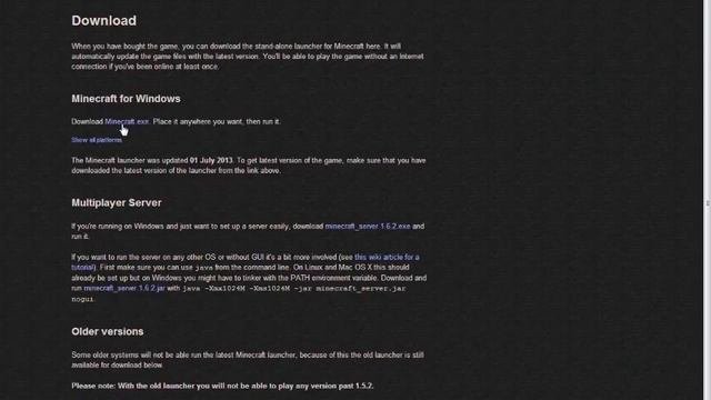 Как Скачать Minecraft 1.5.2 How To Download Minecraft 1.5.2
