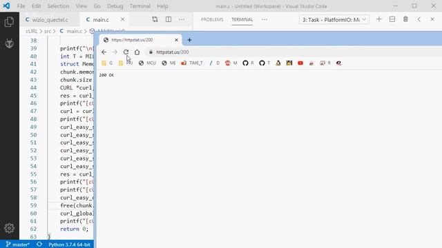PlatformIO - Quectel BG95 - cURL HTTPS