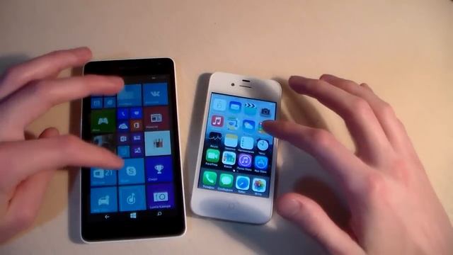 Сравнение: Microsoft Lumia 535 vs iPhone 4S (HD)