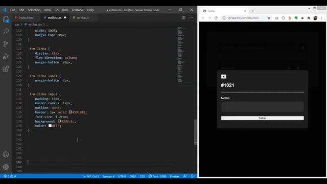 #Parte 3/3 - Criando uma lista de tarefas com HTML, CSS e Javascript