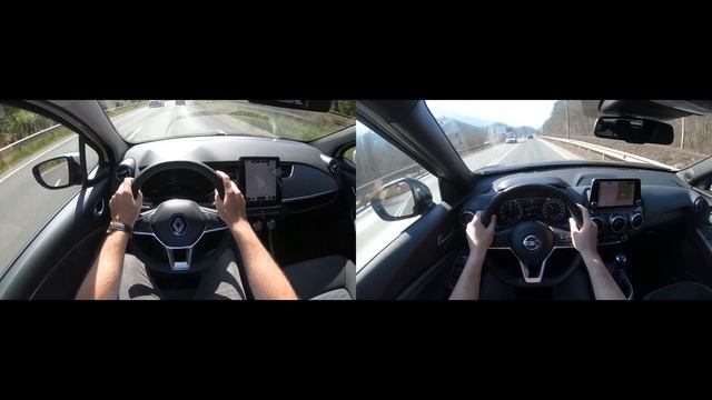 Renault ZOE INTENS 2020 vs Nissan JUKE 2020 POV Driving