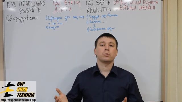 Часть №2. Где взять деньги на покупку буровой установки???
