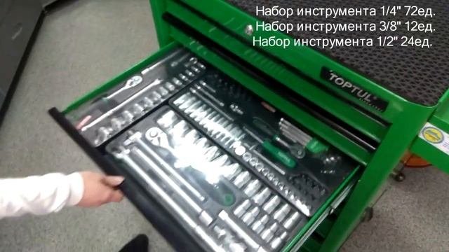 Тележка с инструментом TOPTUL