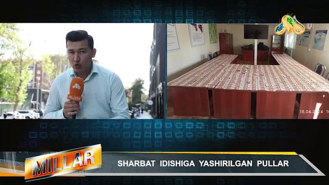 SHARBAT  IDISHIGA  YASHIRILGAN  PULLAR