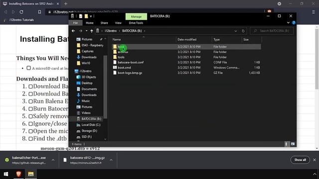 Installing Batocera on S912 Android TV Box (Tanix TX9s)