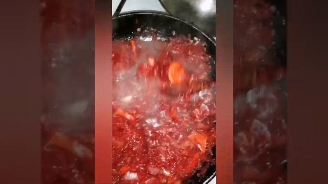Постный борщ самый вкусный!