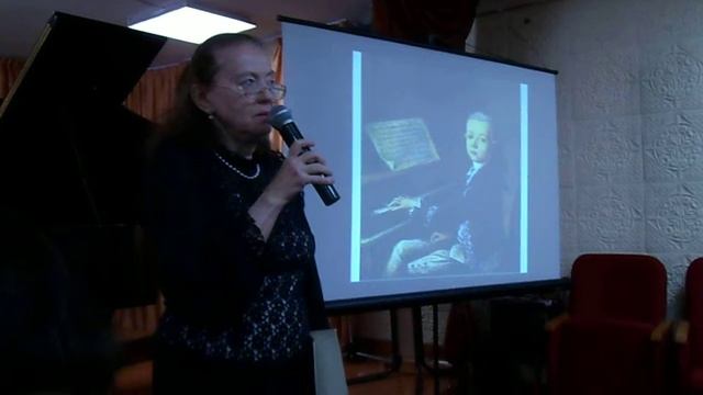 Елена Ароновна  Толчинская о Моцарте в Колледже Искусств, ч. 1