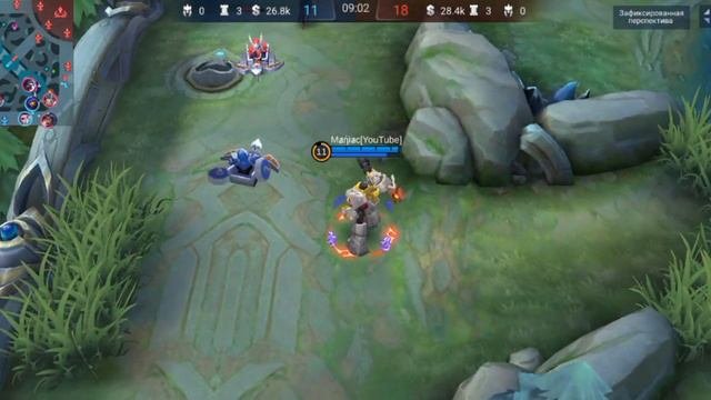 Топ России Роджер на Grimlock. Интересная игра с беспощадным!!! #rogermobilelegends #moba