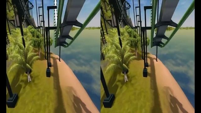 3D Roller Coasters  VR Videos 3D SBS [Google Cardboard VR Experience] VR Box Virtual Reality Video