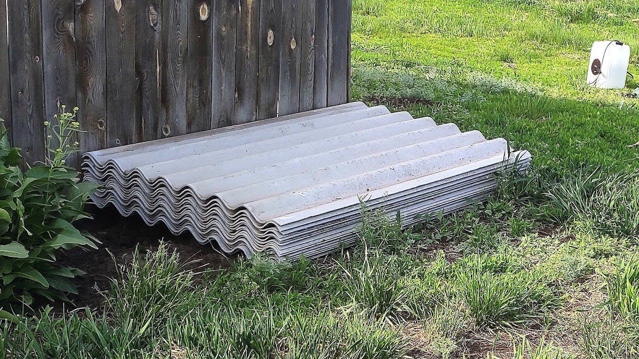 An Arizona farmer showed how he uses old slate for a roof. This idea is worthy of a Nobel Prize