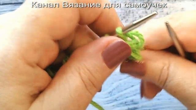 Простой и красивый узор спицами