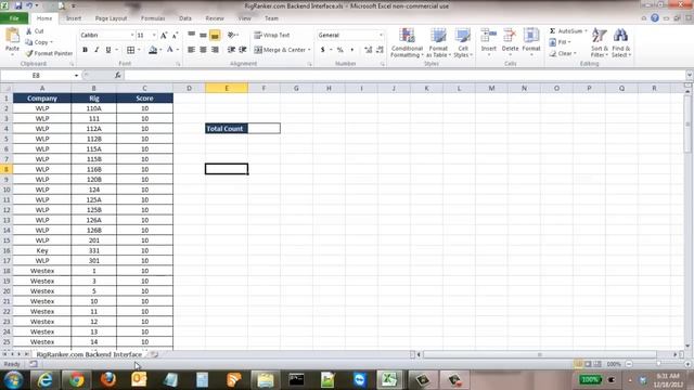 How to Use the Count Formula in Excel
