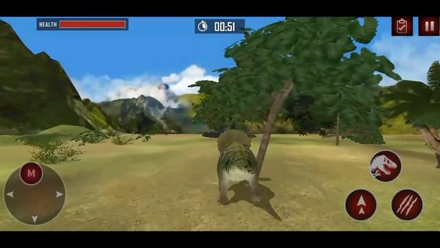 Primal Dinosaur Simulator Dino Carnage: Triceratops - Android Gameplay