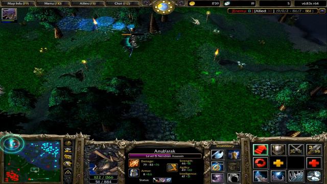 DOTA 1 - Nerubian Assassin Beyond GODLIKE! (New Items Build)