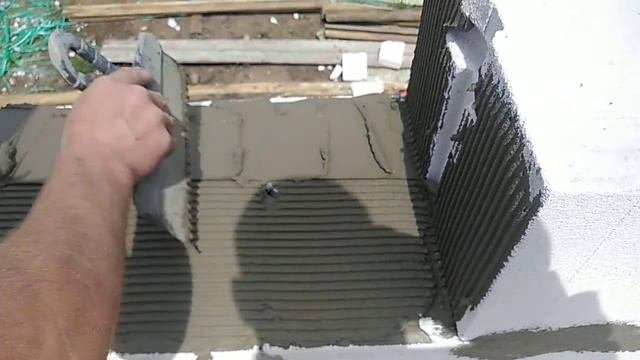 Кладка газобетона