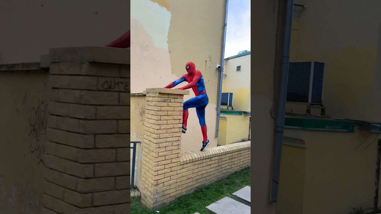 Spider-Man did a somersault#shorts