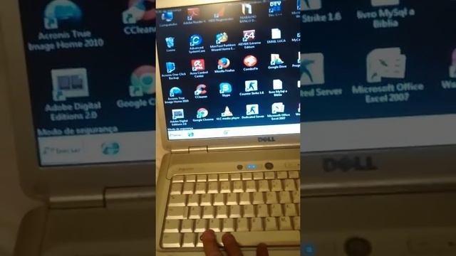 Bug touchpad Inspiron 1525 (em modo de segurança)