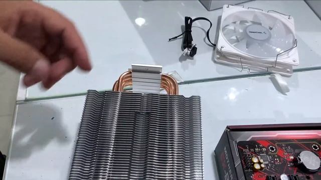 DEEPCOOL GAMMAXX 400XT WH LGA 1700 CPU COOLER with i7 12700f UNBOXING AND INSTALLATION  Rambo Tech