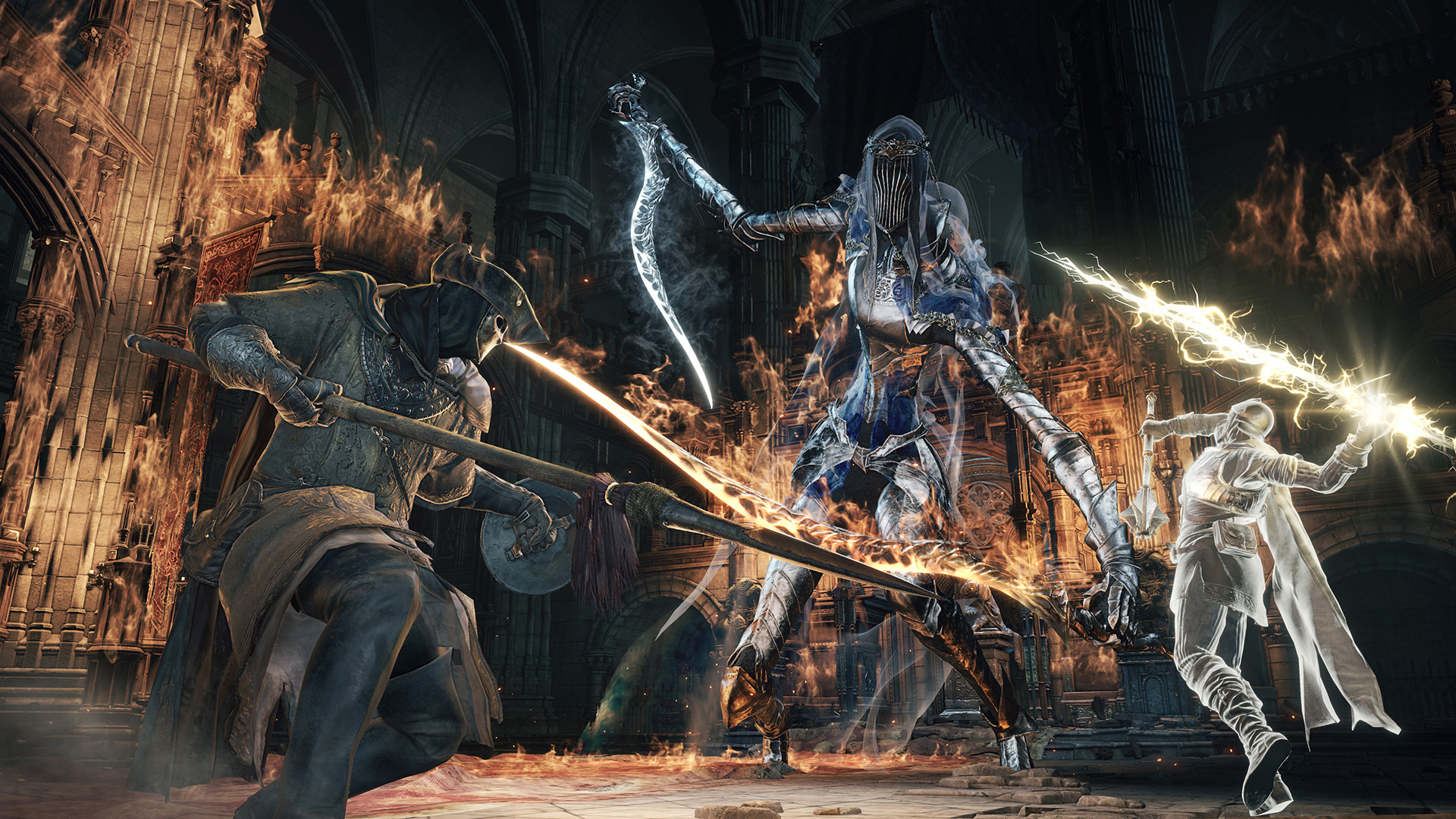 Dark souls 3. Плюшки в самом начале игры. Запрыгнуть на крышу Храма Огня