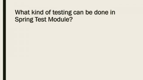 Spring Certification| Interview Questions and Answers | Spring Framework Training 1