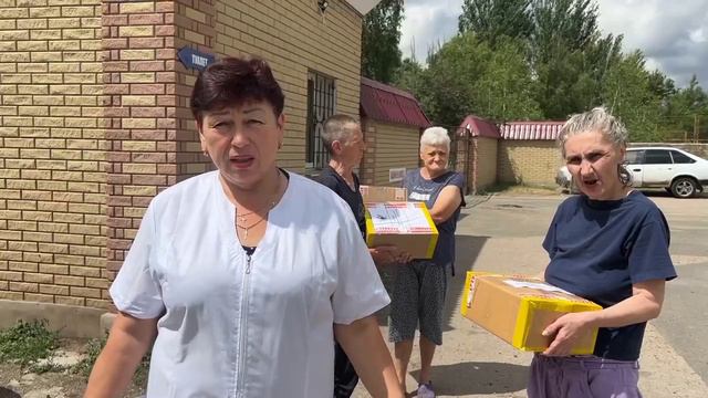 Психоневрологический диспансер в Донецке получил помощь из Ленобласти