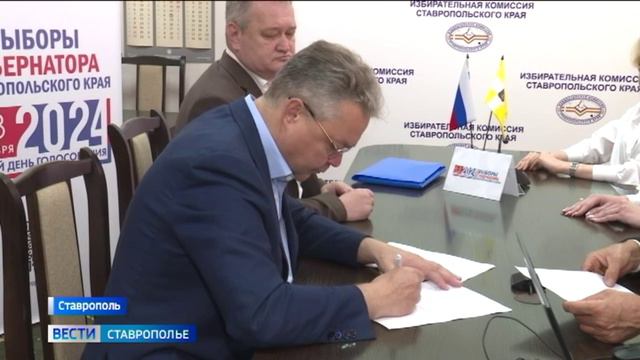 Владимир Владимиров подал документы для участия в выборах