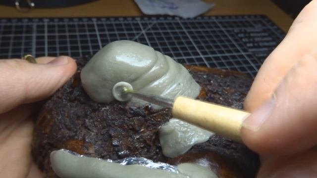 ДЕЛАЮ ТРОЛЛЯ для диорамы | Sculpting for diorama