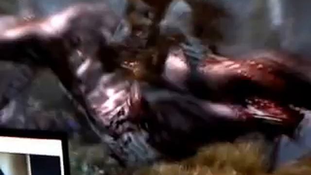 SKYRIM- Awesome Dragon Kill with Daggers
