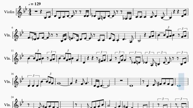 Violin Sheet Music: How to play Arabian Nights (Aladdin) by Will Smith