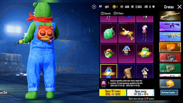 🔴next classic crate new rewards new set new bagpack new gun new helmet in bgmi😱