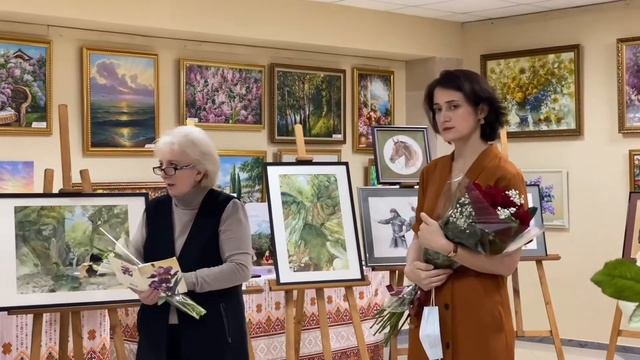 Открытие выставки Фатимы Ачмиз
