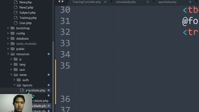t14 Laravel Font awesome thru CDN   Pasang icon font awesome guna CDN (tutorial bahasa Melayu)