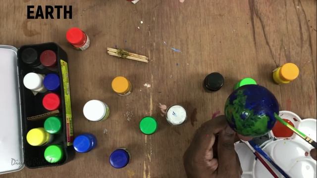 HOW TO MAKE PLANETS OF THE SOLAR SYSTEM FOR SCIENCE PROJECTS & AEROSPACE EXHIBITIONS - EASY WAY!!!